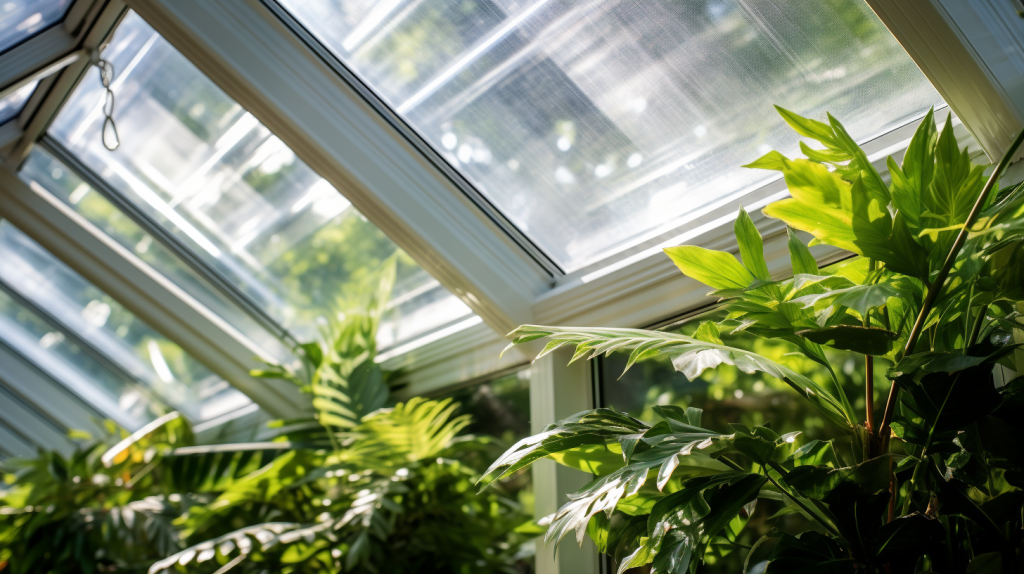 Polycarbonate conservatory roof