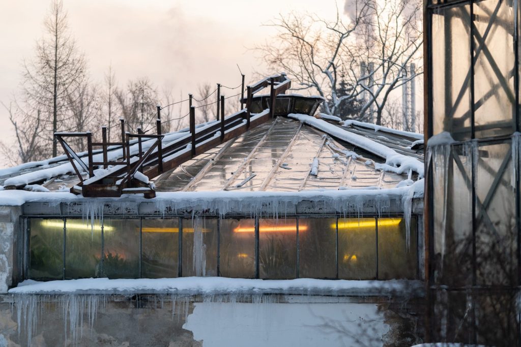 A Conservatory In Winter Keeping Warm With Conservatory Roof Insulation Panels